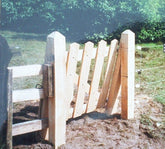 Portail battant en chêne 120cm